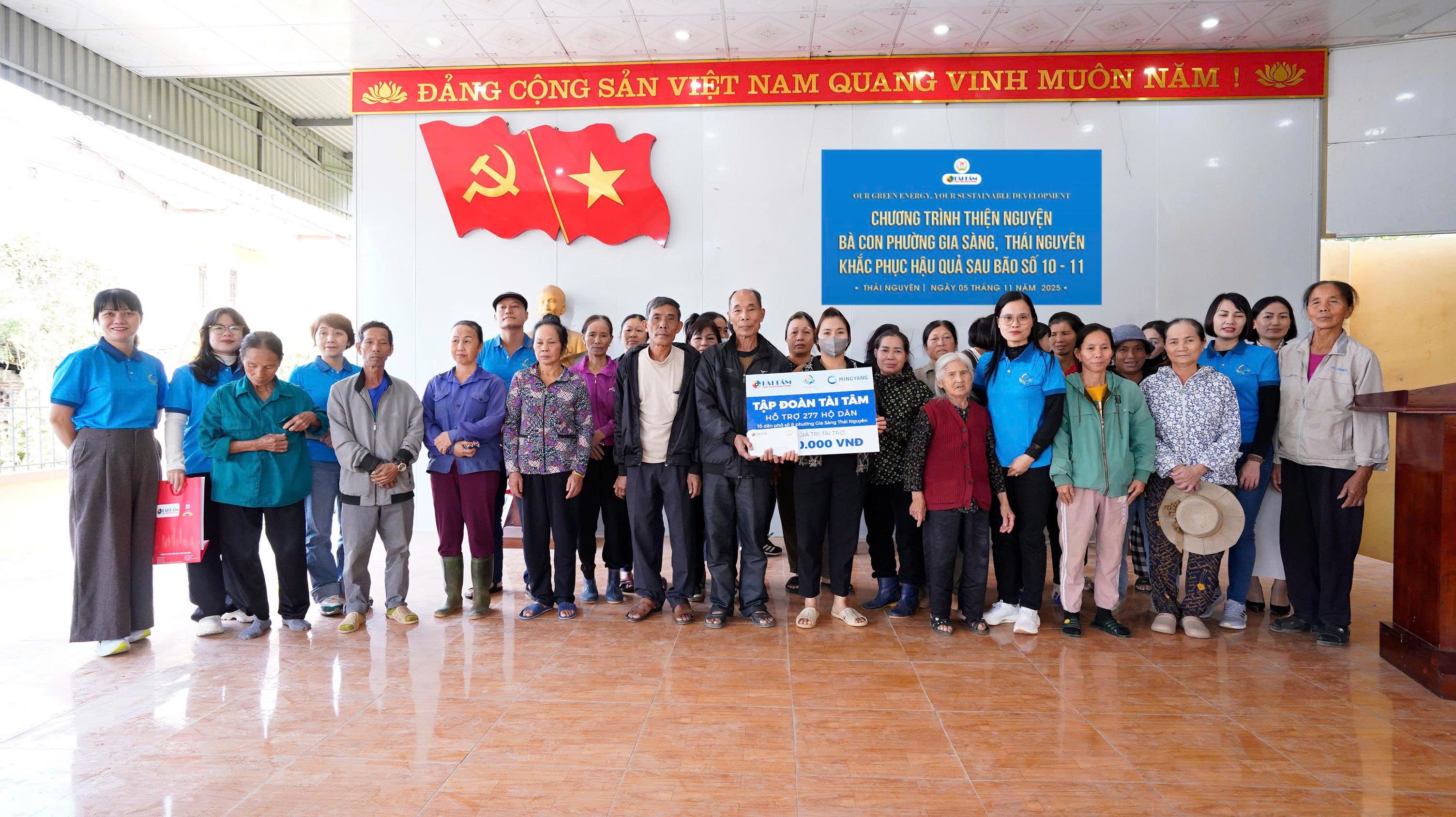 CHƯƠNG TRÌNH THIỆN NGUYỆN TÀI TÂM – HÀNH TRÌNH SẺ CHIA VÀ GẮN KẾT CÙNG BÀ CON THÁI NGUYÊN