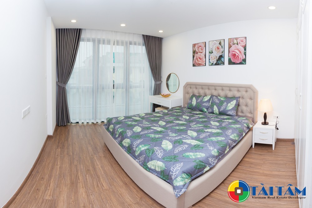 phòng ngủ tại Grand Spring Suites West Lake 114 Xuân Diệu
