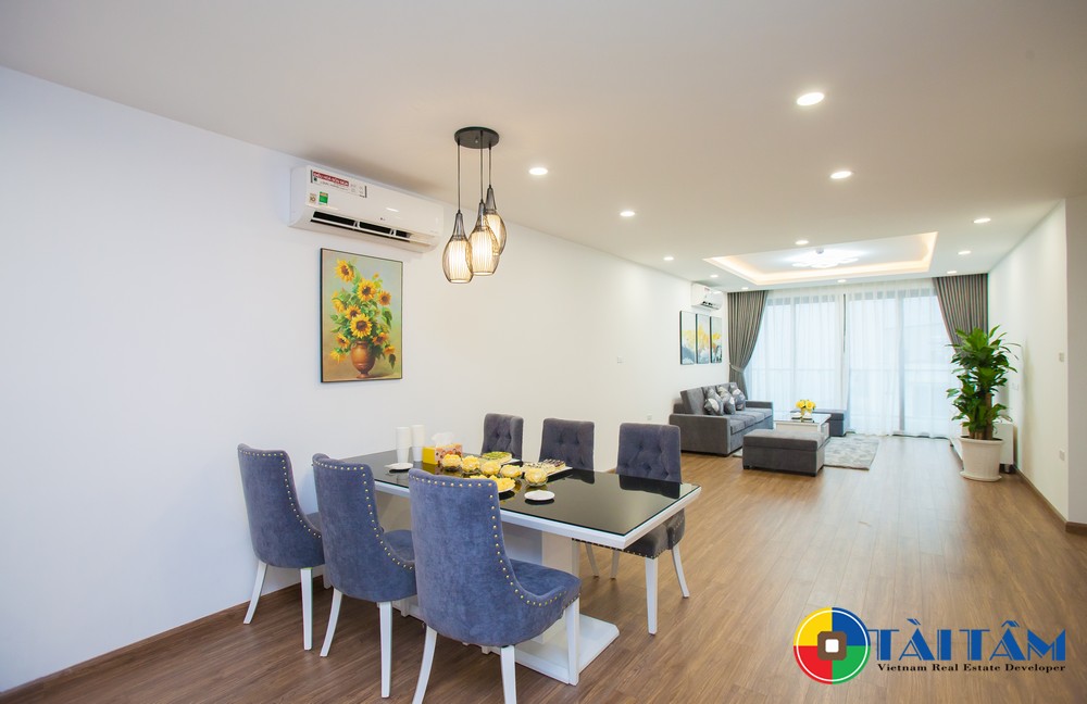 không gian tổng thể Tài Tâm Grand Spring Suites West Lake